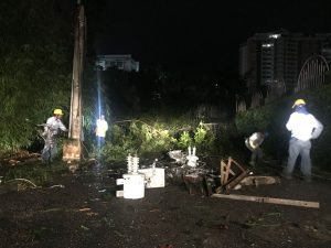 Daños en Floridablanca por fuertes lluvias 