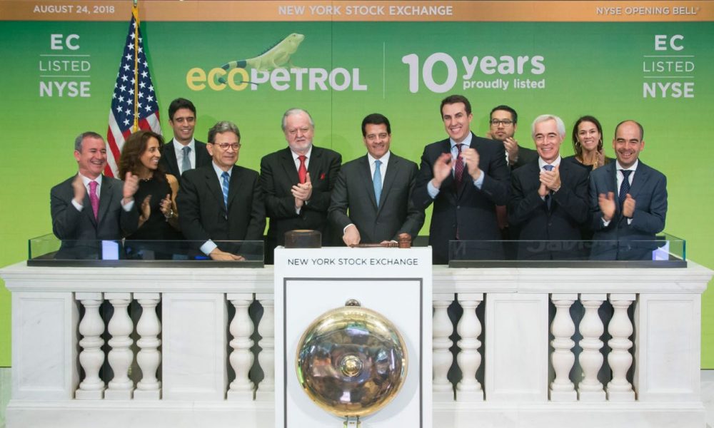 Ecopetrol celebró 10 años en la Bolsa de Valores de NY