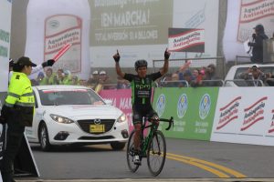Freddy Emir Montaña (EPM Scott) ganó novena etapa de la Vuelta a Colombia 2018. -Foto Fedeciclismo