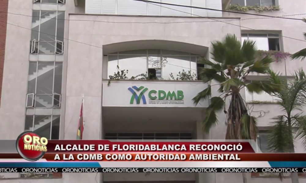 Floridablanca reconoce autoridad de CDMB