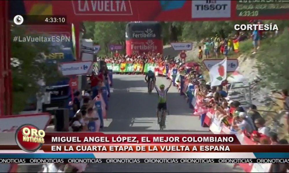 Benjamin King ganó cuarta etapa de La Vuelta.