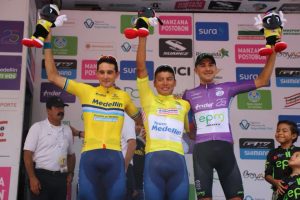 Podio 68a. Vuelta a Colombia 2018. 