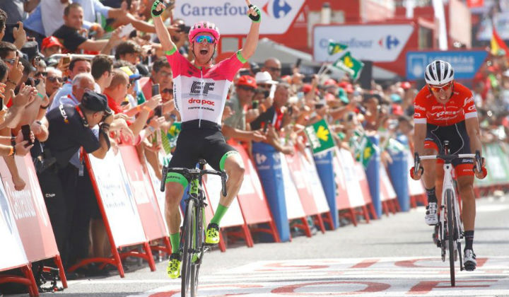 El australiano Simon Clarke vencedor de quinta etapa de Vuelta a EspañaEl australiano Simon Clarke vencedor de quinta etapa de Vuelta a España