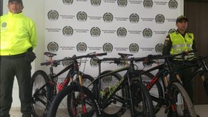 Policía Nacional recuperó 6 bicicletas robadas en Manzales