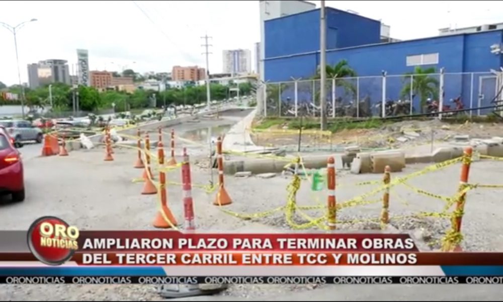 Invías amplió plazo para entregar obras del Tercer Carril TCC - Molinos