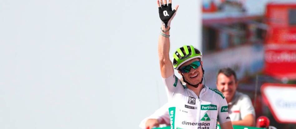 Ben King ganó su segunda etapa en la Vuelta 18, en la novena fracción. Nairo ahora es tercero en la general.