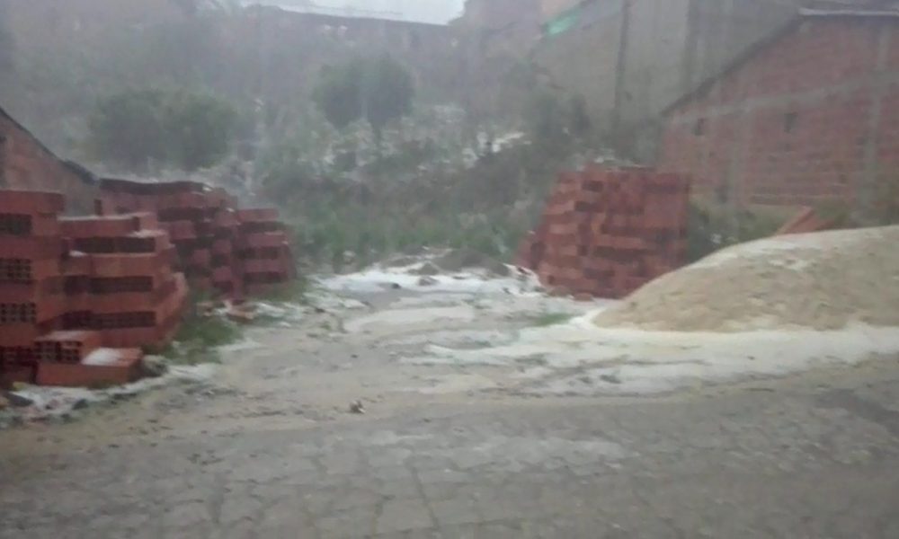 Emergencia en Carcasí por lluvia y granizo