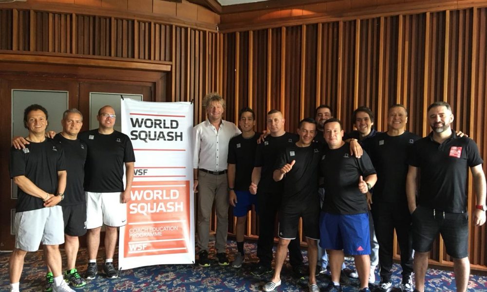 Avanza el Curso Internacional de Squash en el Club Campestre de Bucaramanga