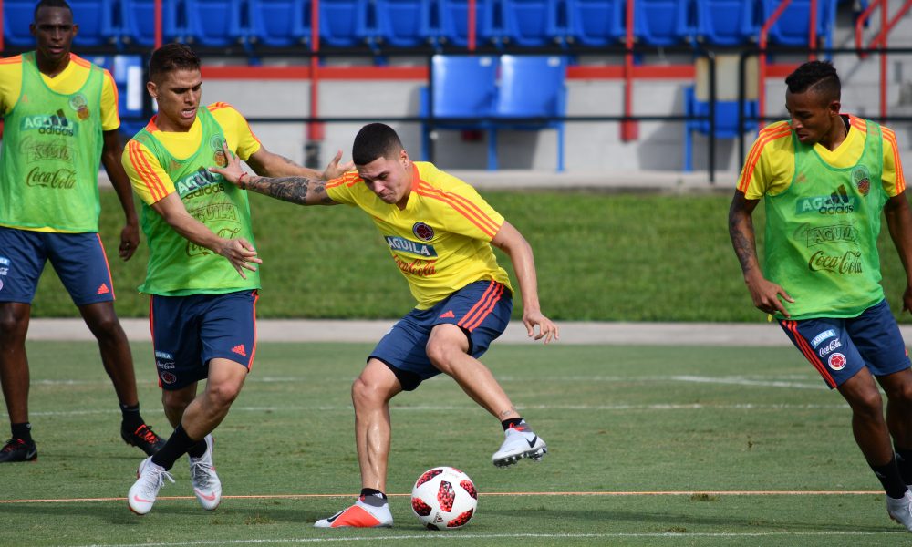 Juan Fernando Quintero, jugador de la Selección Colombia concentrada en Miami