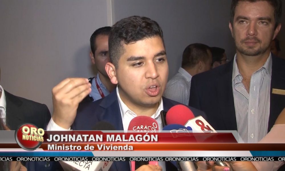 Ministro de vivienda Johnnatan Malagón, dio perspectivas positivas