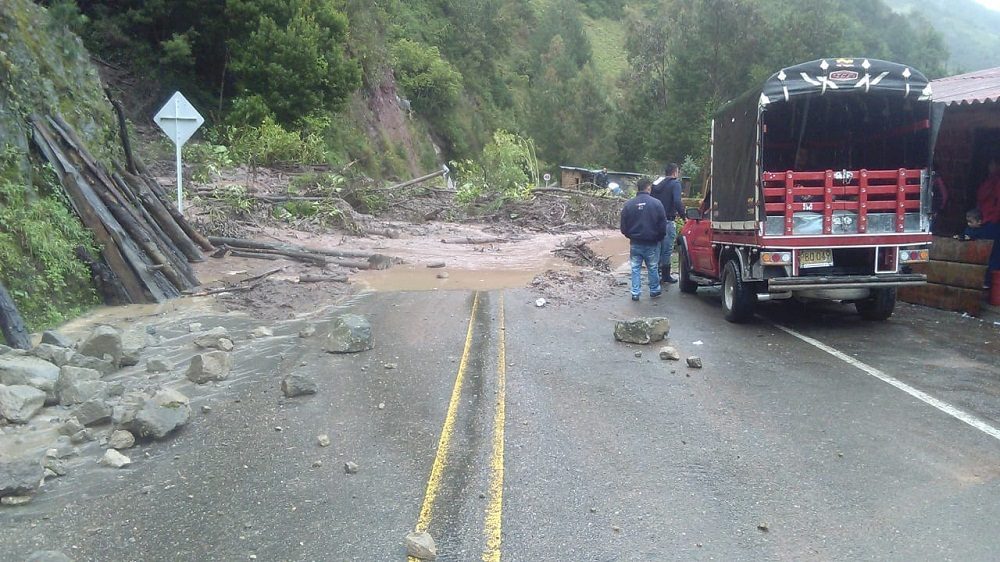 Declarada la emergencia en vías de Norte de Santander por fuertes lluvias