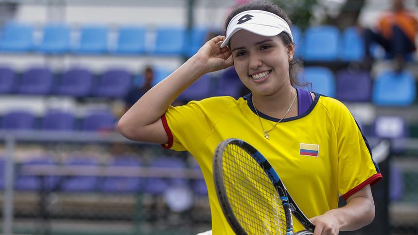 María Camila Osorio es la joven joya del tenis colombiano