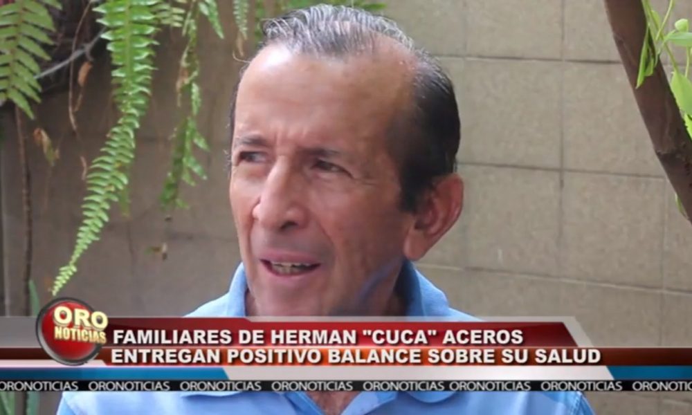 Mejora el estado de salud de Herman 'Cuca' Aceros