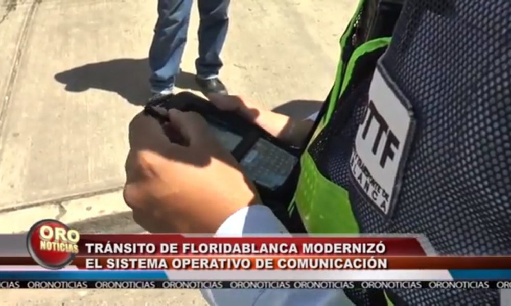 Tránsito de Floridablanca recibió 50 nuevos radios para su operación