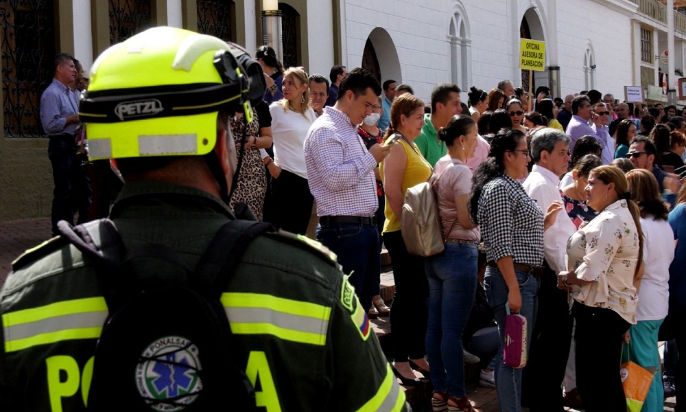 Piedecuesta respondió positivamente en simulacro nacional de sismo.