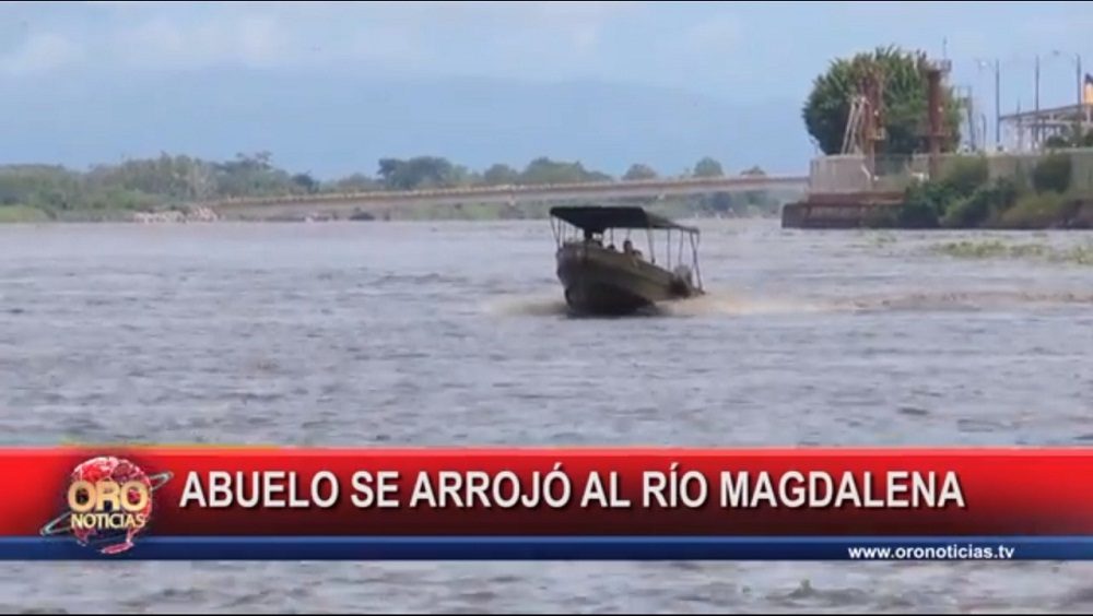 Un hombre de 66 años se lanzó a las aguas del río Magdalena