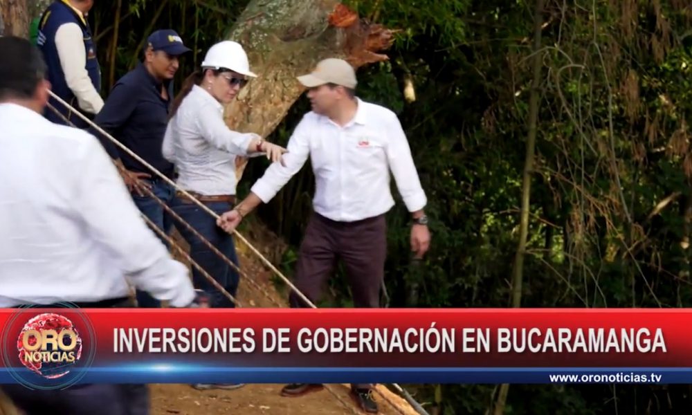 Gobernador de Santander visitó las obras que adelanta la Administración en Bucaramanga