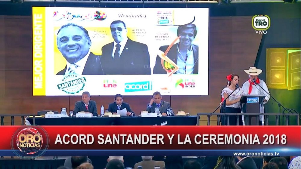 Acord Santander prepara ceremonia del Deportista del Año 2018