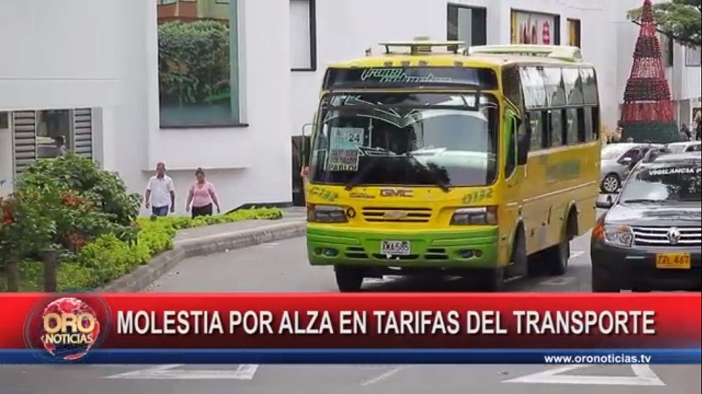 Usuarios rechazaron el alza en las tarifas del servicio de transporte público en Bucaramanga