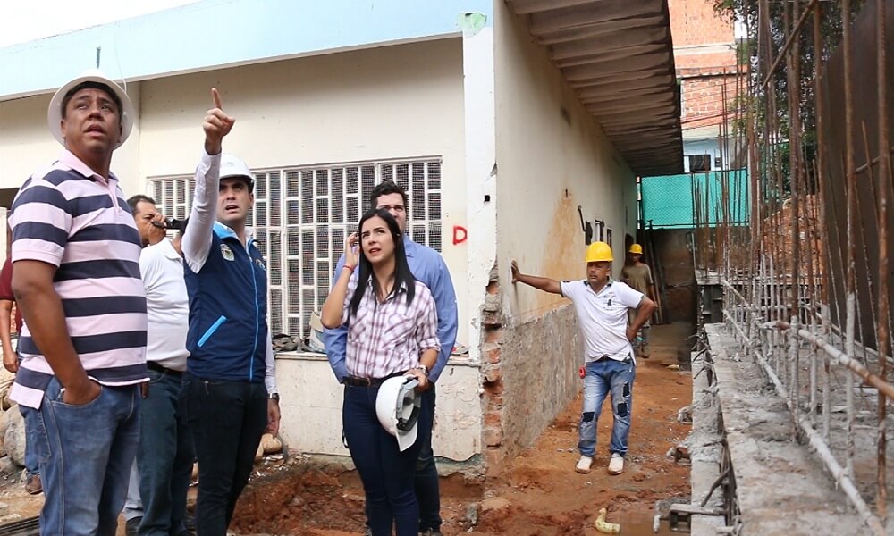 Inspeccionan obras de remodelación del jardín infantil La Gata Golosa