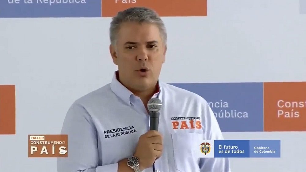 Tan pronto se conoció la noticia del asesinato de la joven de 15 años, el presidente de Colombia, Ivan Duque,