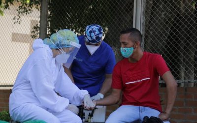 Inician vacunación a habitantes de calle en Bucaramanga