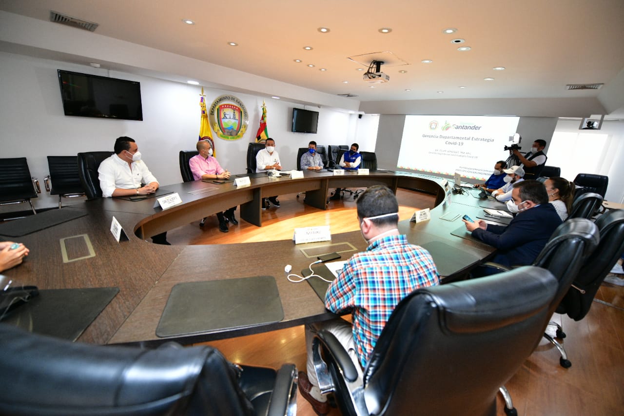 La Gobernación De Santander Y Los Alcaldes Del área Metropolitana