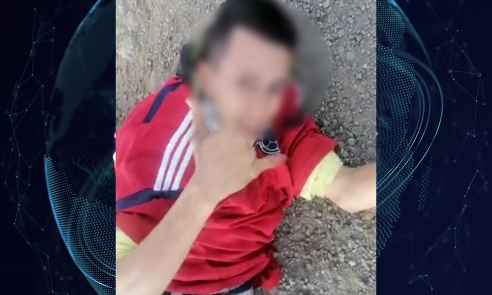 Video | Presunto ladrón recibió ‘paloterapia’ y fue desnudado en plena vía nacional