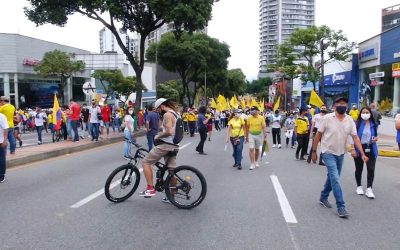 Video | En disturbios terminó jornada de paro en Bucaramanga