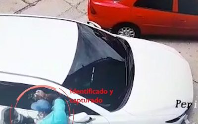 Capturan delincuente mientras hurtaba camioneta en Bucaramanga