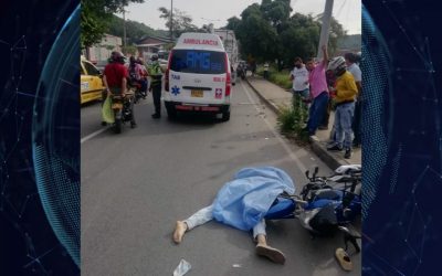 Identificado motociclista que falleció en la vía Girón – Bucaramanga