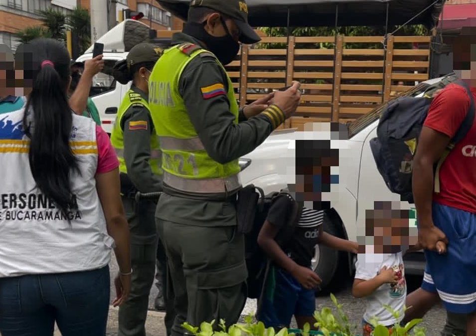 Continúa la mendicidad con menores en Bucaramanga