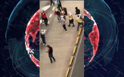 Video | Detenidos 20 jóvenes por actos vandálicos en Bucaramanga