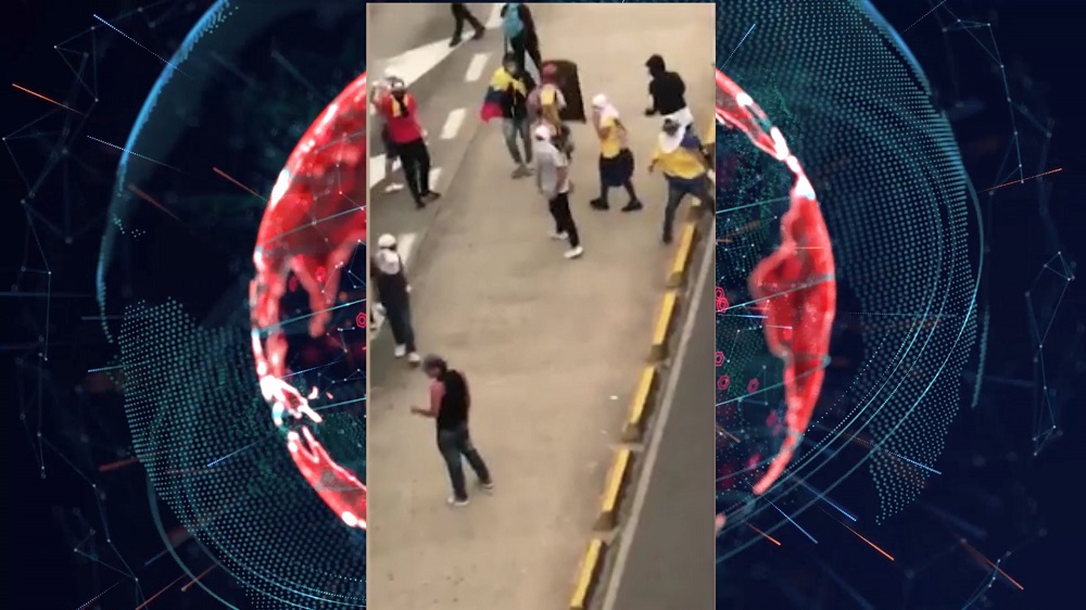 Video | Detenidos 20 jóvenes por actos vandálicos en Bucaramanga