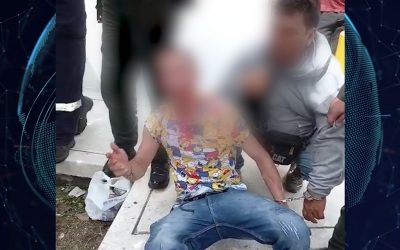 Capturan delincuentes e incendian su moto en Bucaramanga