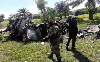 Mueren cinco policías en siniestro aéreo en Santander