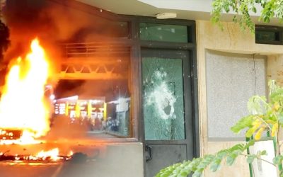Desórdenes en jornada de protestas en el área metropolitana