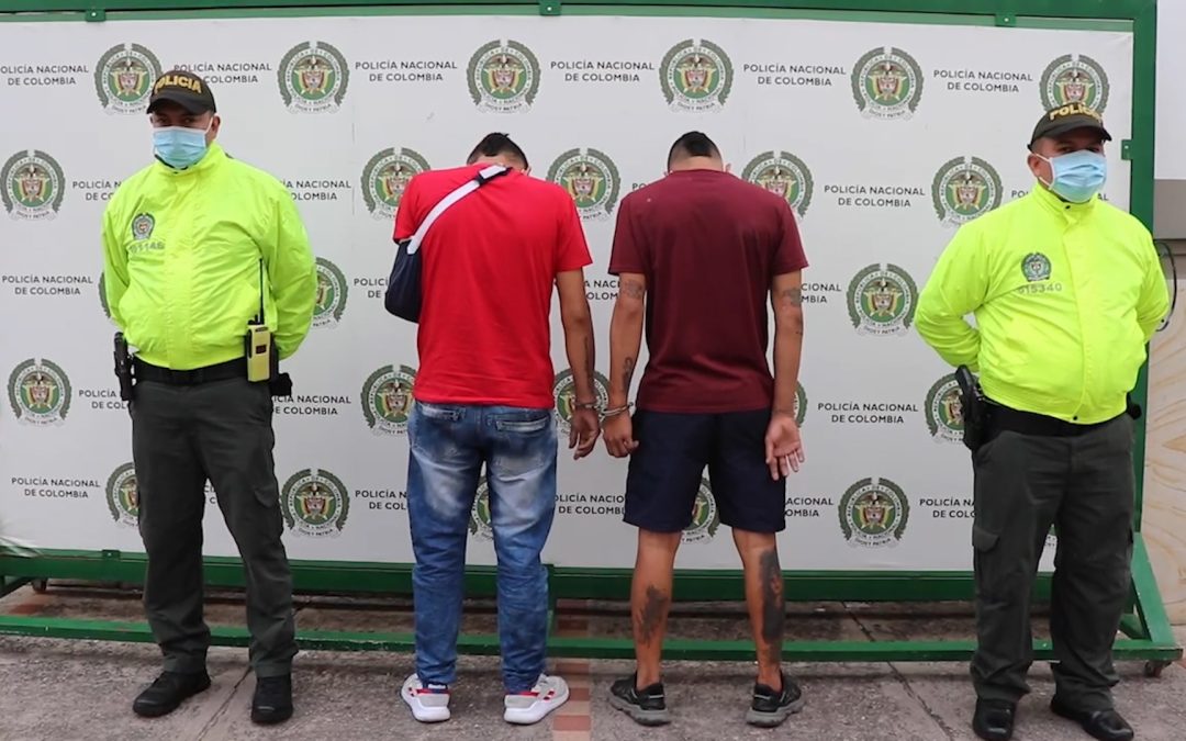 Por homicidio, capturados ‘Yeicon’ y ‘Frijolito’ en Bucaramanga