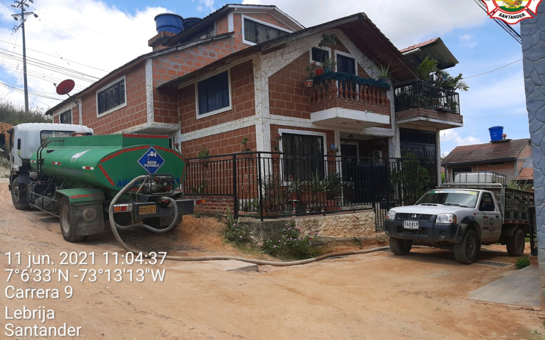 Calamidad pública por desabastecimiento de agua en Lebrija