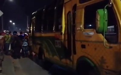 Joven fue arrollado por un bus luego de perder el control de su bicicleta en Bucaramanga