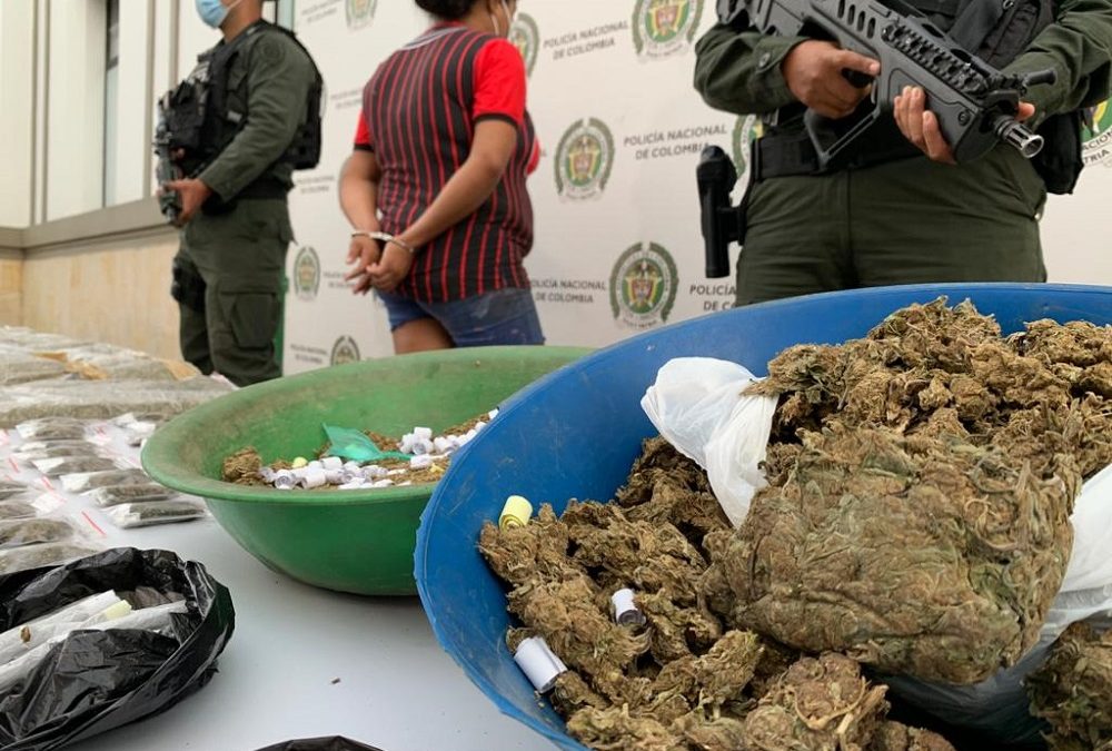 Golpe al microtráfico: Incautan droga que sería comercializada en ‘ollas’ de Bucaramanga
