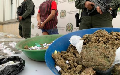 Golpe al microtráfico: Incautan droga que sería comercializada en ‘ollas’ de Bucaramanga