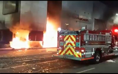 A la cárcel joven implicado en el incendio del banco Davivienda en Bucaramanga