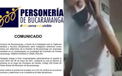 ¿Irregularidades de contratación del Comisario de Familia?