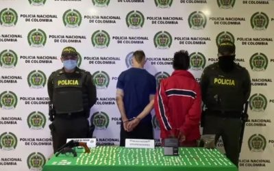 En medio de una redada policial fueron capturados dos presuntos expendedores