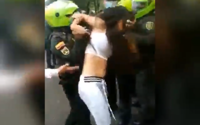 Video | Mujer fue atacada con taser en sus partes íntimas en Bucaramanga