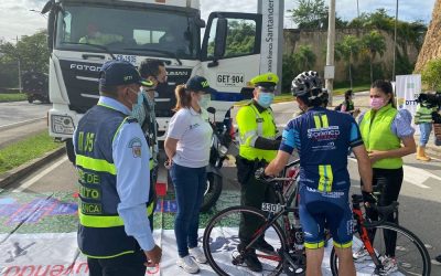 Campaña contra ‘Puntos Ciegos’ para prevenir accidentes en Floridablanca