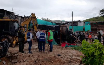 Más de 1000 personas fueron desalojadas en invasión de Girón