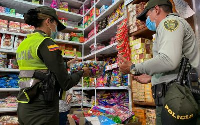 Control en puntos de venta y comercialización de dulces por fiesta de Halloween