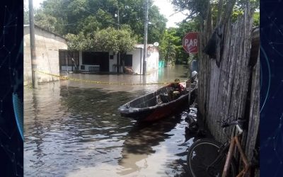 Inundaciones y pérdida de cultivos en el corregimiento La India, Santander